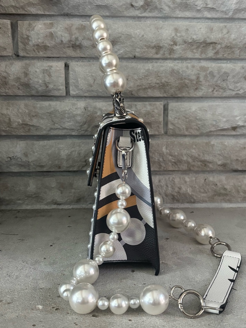 YTUSI House of Pearls Pittsburgh Steelers NWT Handbag & Coin Purse Set - Picture 12 of 14